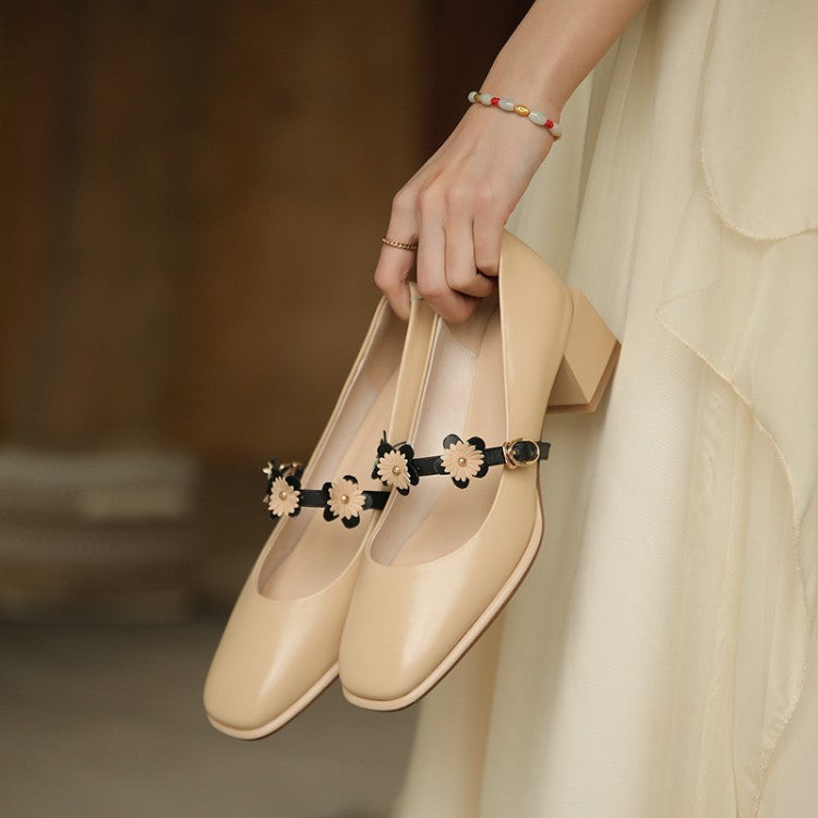 Mid-heel Mary Jane Shoes