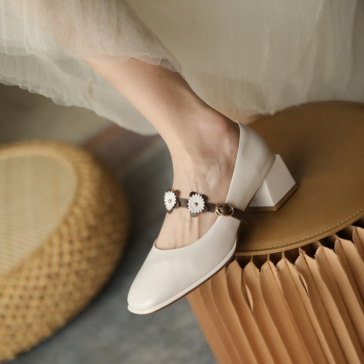 Mid-heel Mary Jane Shoes